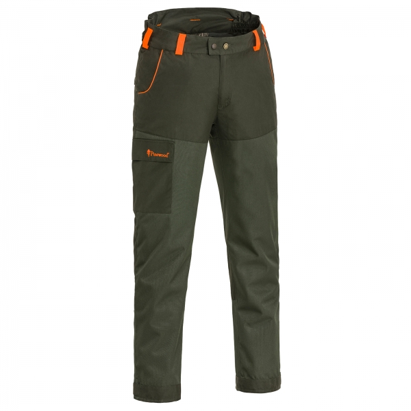 Broek Cumbria olijf/oranje