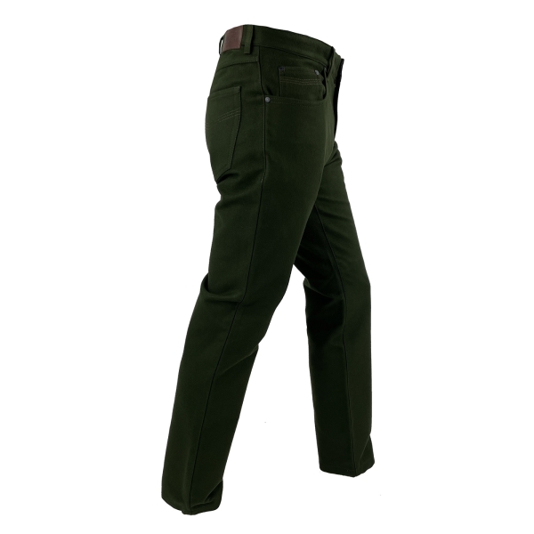 Velveton broek PREMIUM olijf