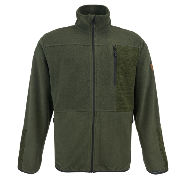 Weide fleece jack olijf