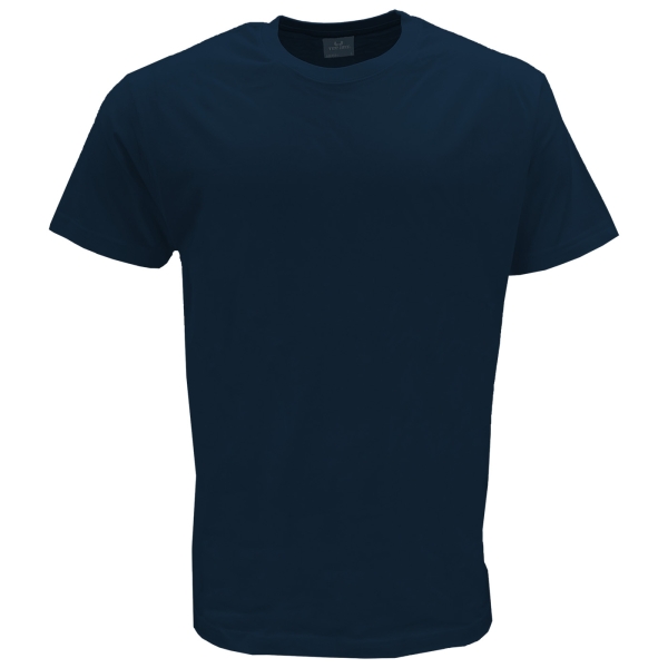 T-shirt biologisch katoen donkerblauw