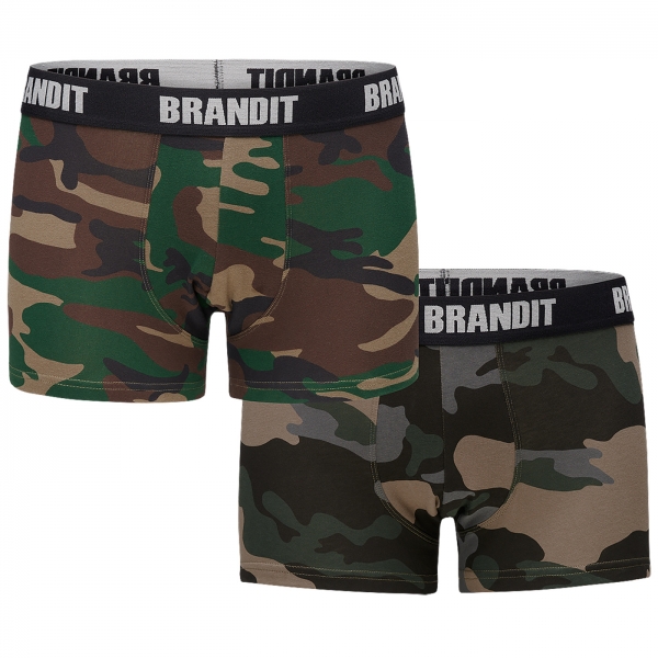 Boxershorts 2-pack woodland/darkcamo