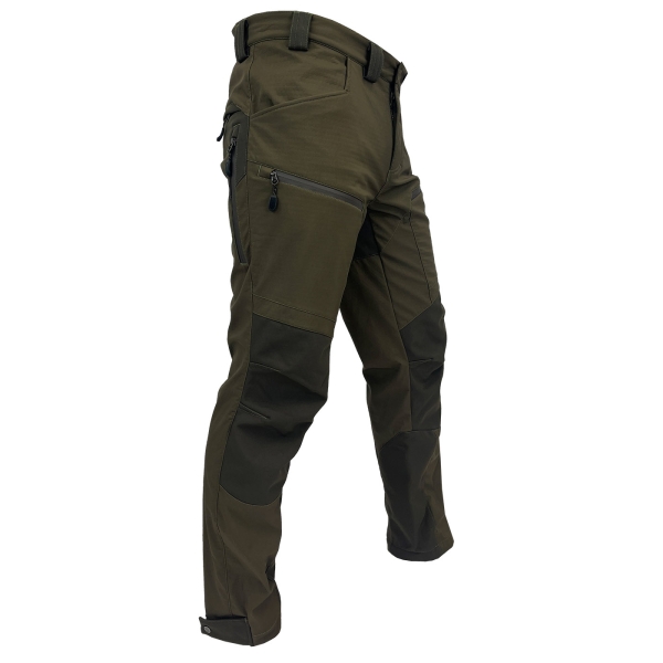 Outdoor broek Ash olijf/bruin