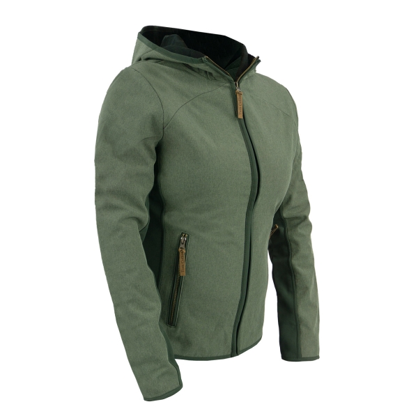 Dames Softshell Jas olijf