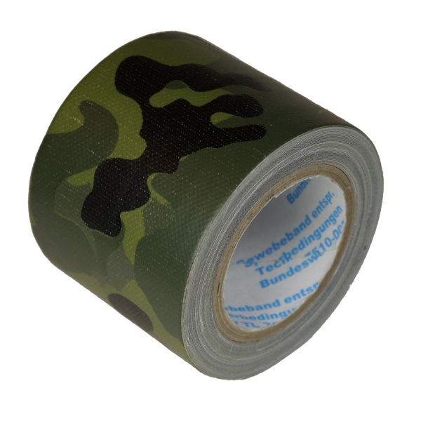 BW-pantsertape, 5 cm breed, camouflage, 5 meter