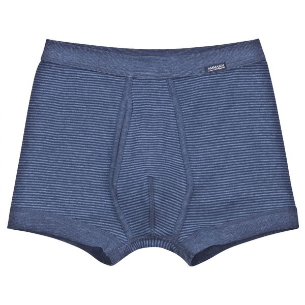 Boxershort met mesh marineblauw