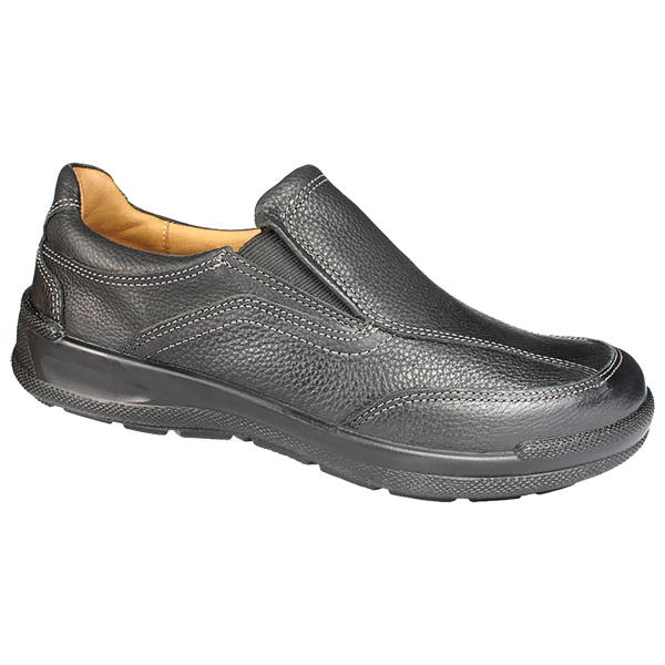 Jomos slip-on schoen glad leer zwart