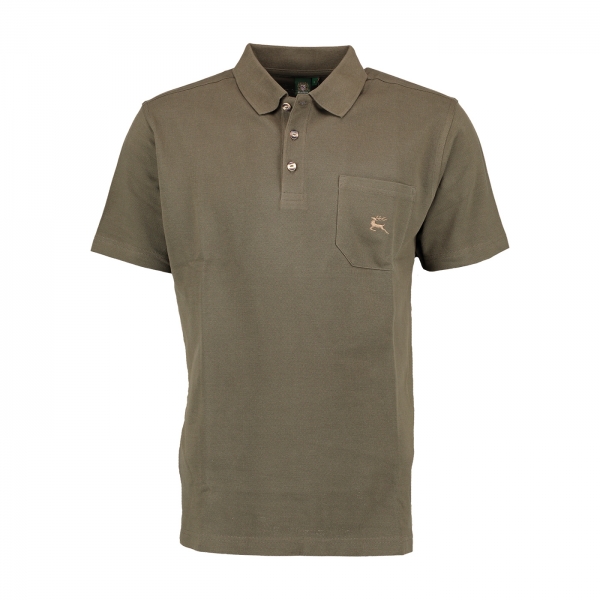 Poloshirt olijf