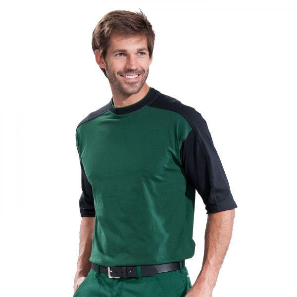 T-shirt groen/zwart