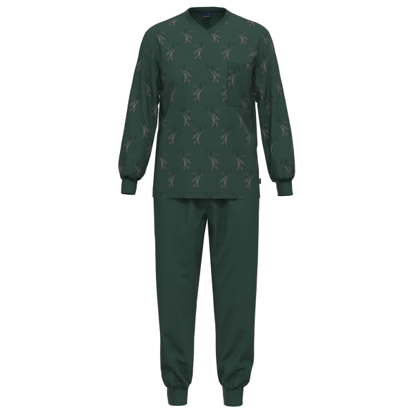 Pyjama Stag olijf/beige