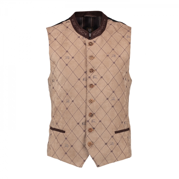 Jacht / klederdracht gilet medium beige