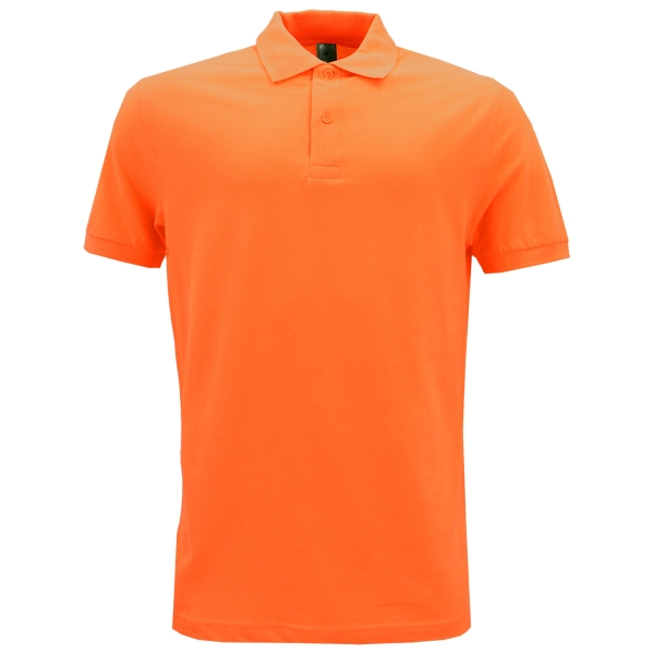 Katoenen oranje polo