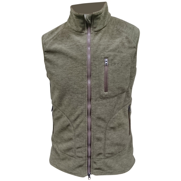 Fleece vest Wagrain-V olijf