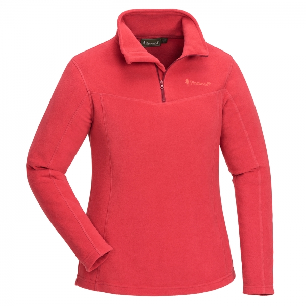 Dames fleece Troyer Tiveden rood