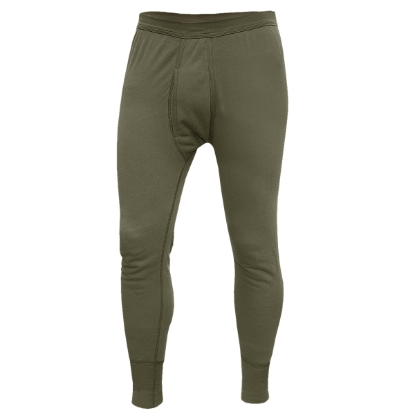 BW pluche winterbroek olijf