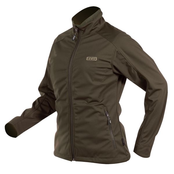 Dames softshell jas Gorosta-S olijf