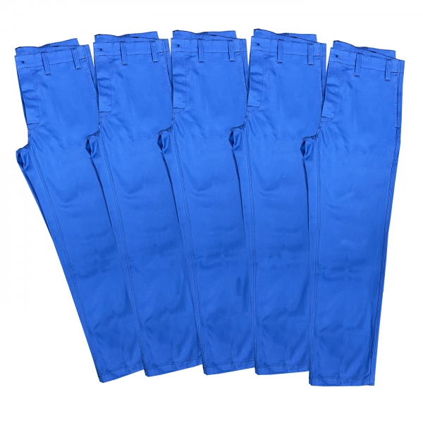 Werkbroek 5-pak blauw