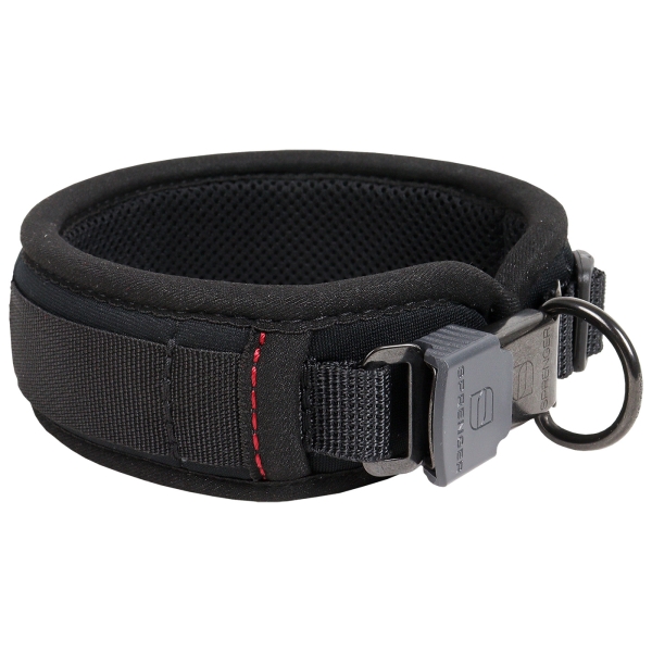 Neopreen halsband voor honden Comfort Plus zwart