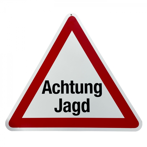 Waarschuwingsdriehoek Aandacht Jacht