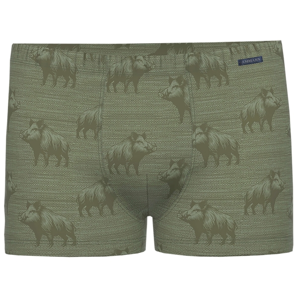 Retro shorts zwijn olijf 2-pack